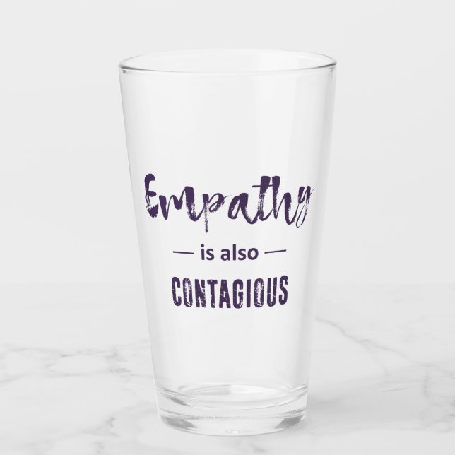 Verre L'Empathie Est Aussi Contagiante (Devant)