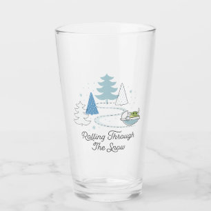 Verre L'Enfant   Roulant dans la neige