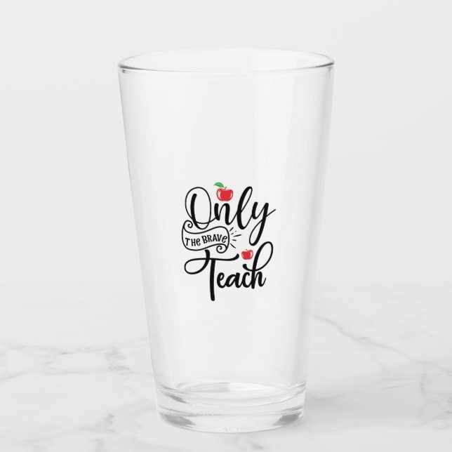 Verre L'enseignant n'est que le meilleur enseignant (Devant)