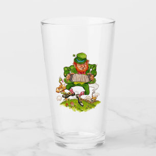 Verre Leprechaun en vert, Joyeuse Saint Patrick's Day