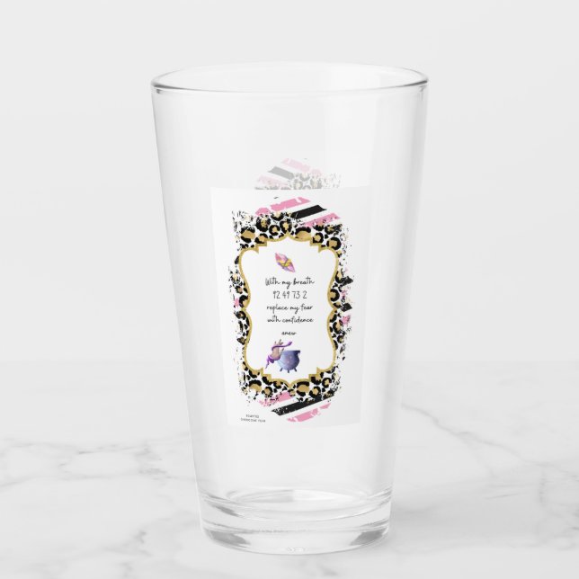 Verre Les chiffres de Grabovoi pour la liberté de la peu (Devant)