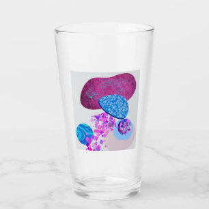 Verre Les Formes Modernes Purple Et Cyan