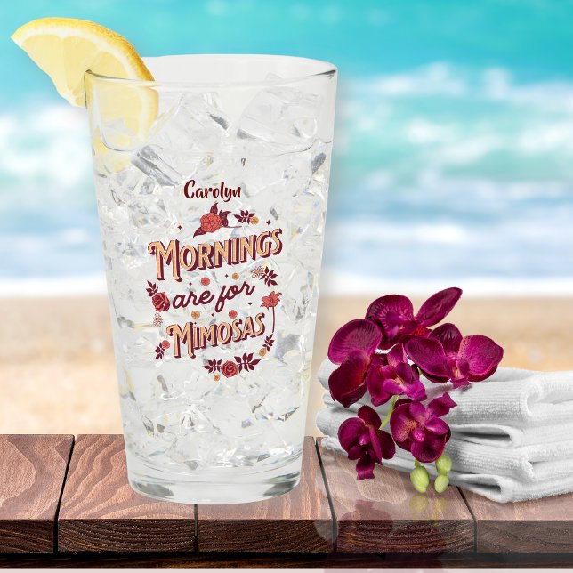 Verre Les matins sont pour Mimosas Glass (Créateur téléchargé)