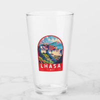 Lhasa Tibet Voyage Art Vintage