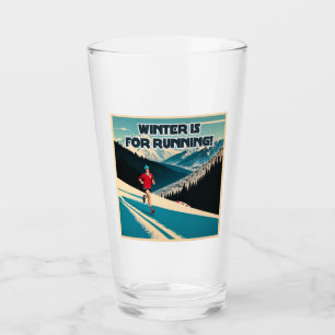 Verre L'Hiver Est Pour La Course