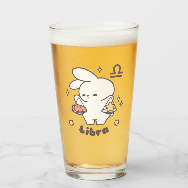 Verre Libra Loppi Tokki Bunny Série Zodiac (Devant (rempli))