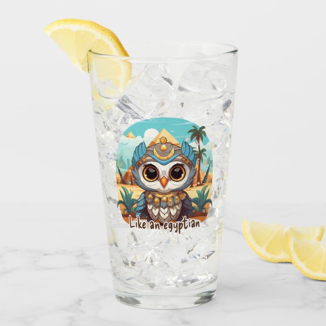 Verre Like an egyptian (Devant glace)