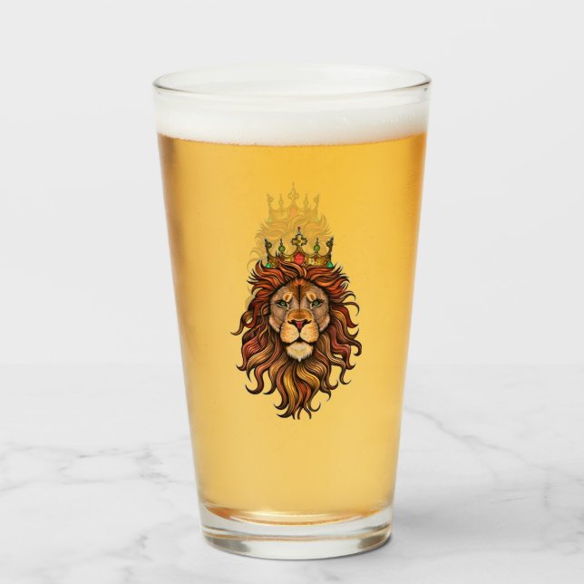 Verre Lion (Devant (rempli))