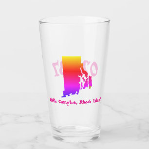 Verre Little Compton, RI 02837 Fierté Arc-en-ciel (Sakon