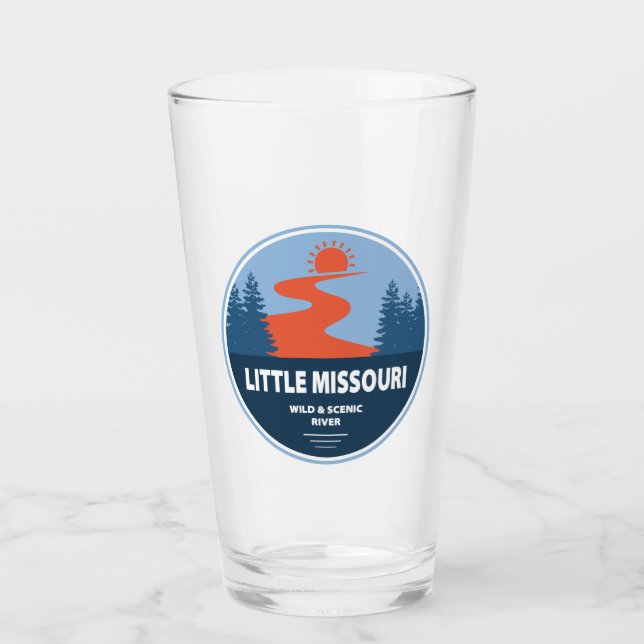 Verre Little Missouri Wild Et Rivière Pittoresque Arkans (Devant)