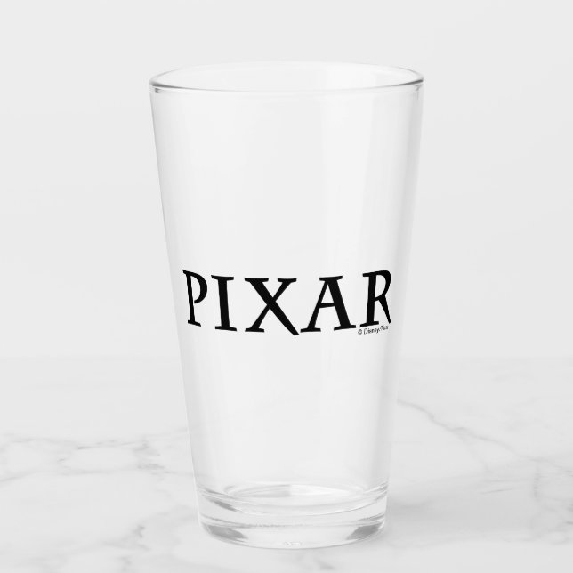 Verre Logo de couleurs personnalisées Pixar (Devant)