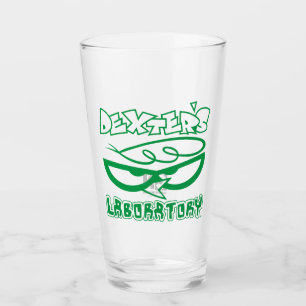 Verre Logo de la face de laboratoire de Dexter