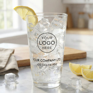 Verre Logo d'entreprise personnalisé