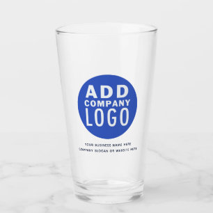 Verre Logo et nom d'entreprise modernes