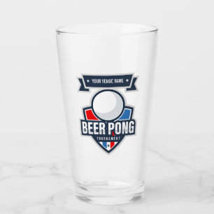 Verre Logo personnalisable de tournoi de puanteur de