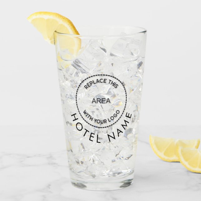 Verre Logo Personnalisé Nom de l'hôtel N'importe quel te (Devant glace)