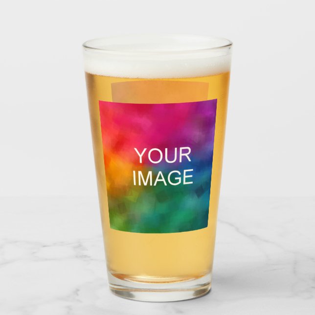 Verre Logo Professionnel Personnalisé Ou Image Ajouter U (Dos (rempli))