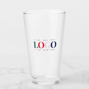 Verre Logo Rectangle Entreprise Personnalisé Coloré