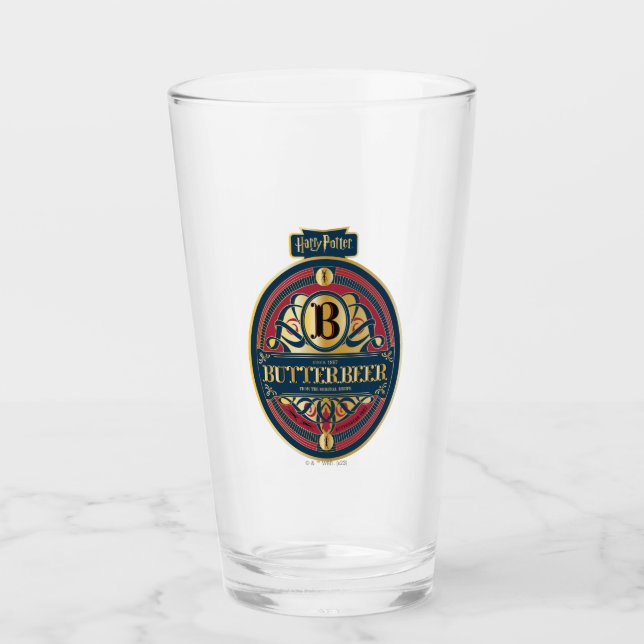 Verre Logo vertical BUTTERBEER™ (Devant)