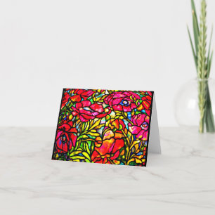 Verre-Louis Carte pour notes-Souillé Tiffany 17