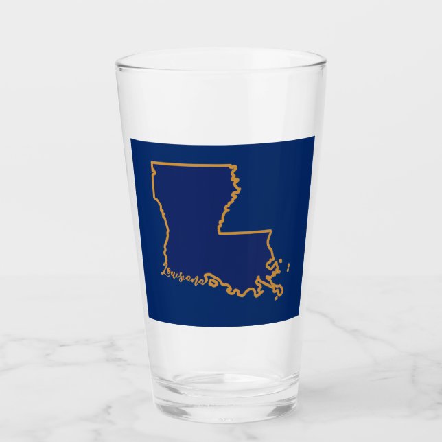 Verre Louisiane pinte (Devant)