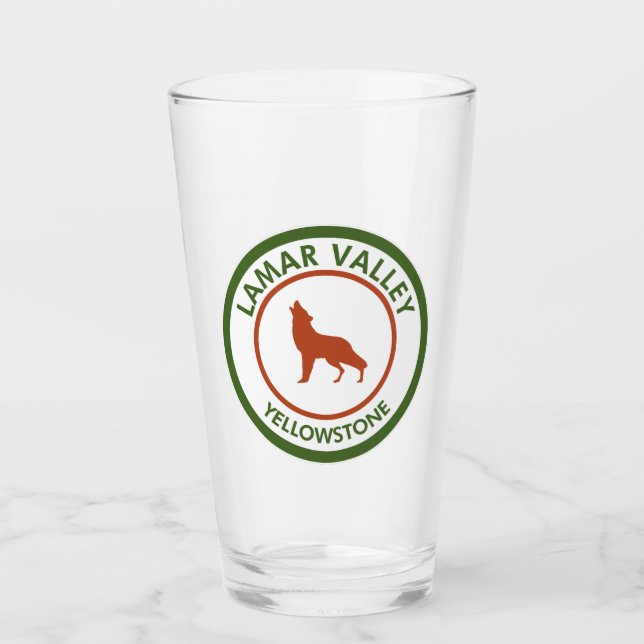 Verre Loup de la vallée de Lamar Yellowstone (Devant)