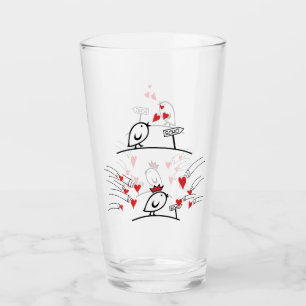 Verre LOVE ECHO - Comic Birds Tweetlercools 1