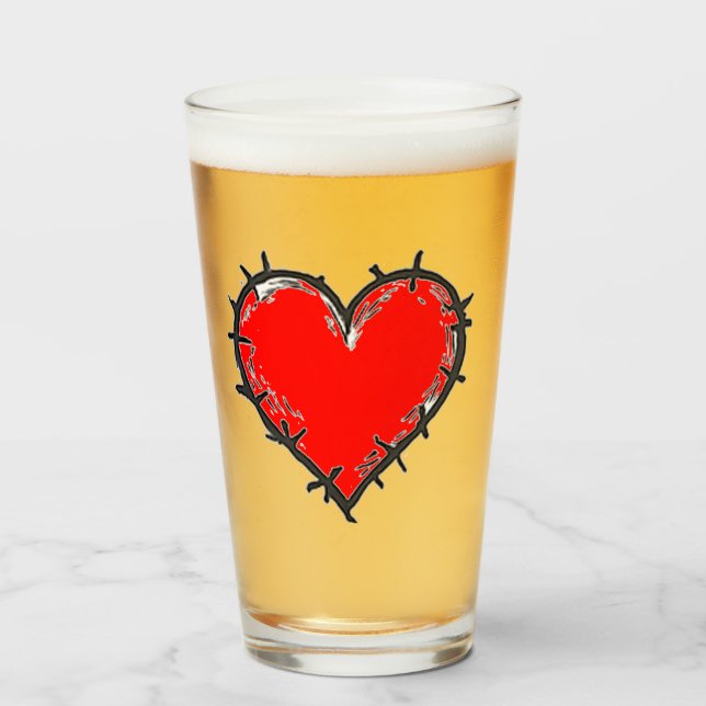Verre Love is  (Devant (rempli))