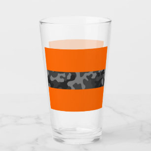 Verre Lunettes de bière noir Camo et Blaze, Camo pour eu