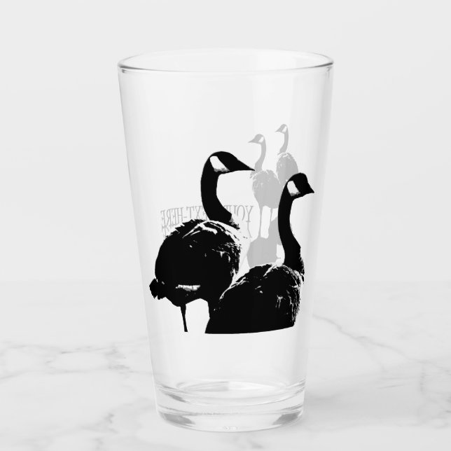 Verre Lunettes d'oie du Canada Cadeaux canadiens personn (Devant)