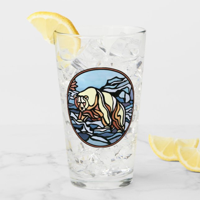 Verre Lunettes d'ours Tribal Polar (Devant glace)