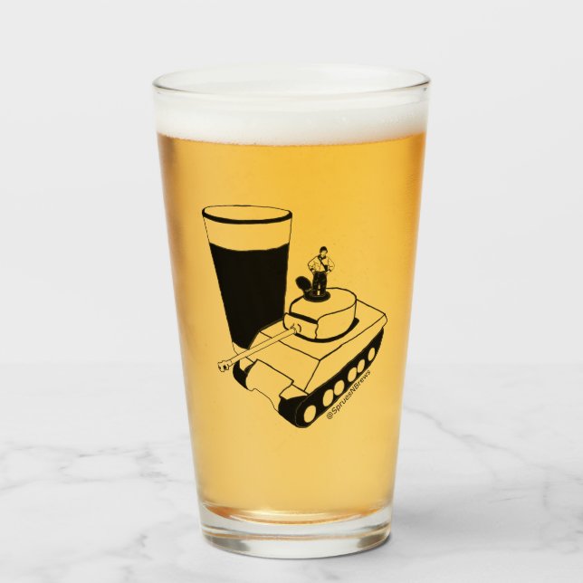 Verre M4 Pint Glass (Devant (rempli))