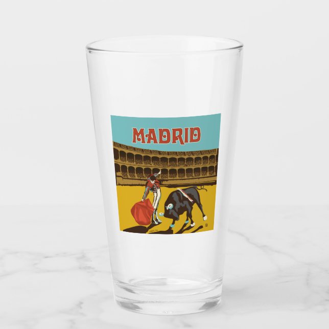 Verre Madrid, Espagne (Devant)