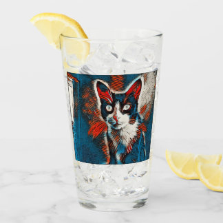 Verre magique de culbuteur de chat