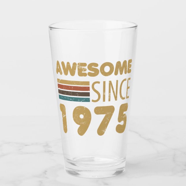 Verre Magnifique depuis 1975 50e anniversaire (Devant)