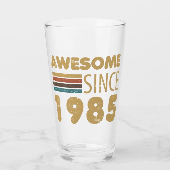 Verre Magnifique depuis 1985 40e anniversaire (Devant)