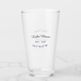 Verre Maison de plage etc. Date année coordonnées person