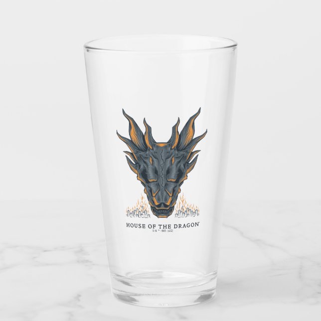 Verre MAISON DU DRAGON | Altar à bougie de Balerion (Devant)