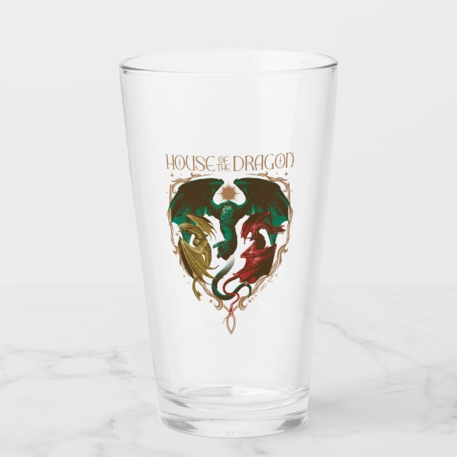 Verre Maison du Dragon | Bouclier dragon (Devant)