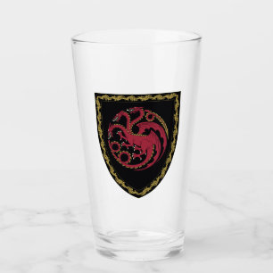 Verre MAISON DU DRAGON Maison Targaryen Crest