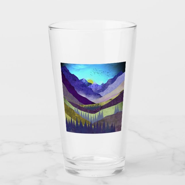 Verre Majesté des Montagnes pourpres (Devant)