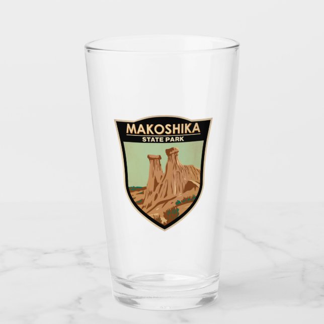 Verre Makoshika State Park Montana Vintage (Devant)