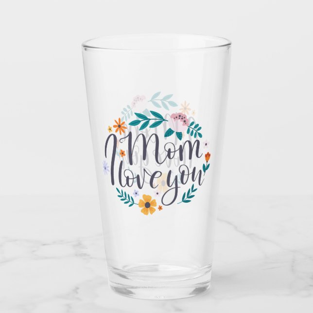 Verre Maman, je t'aime (Devant)