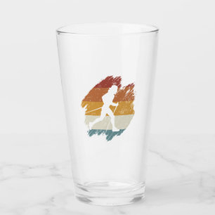 Verre Marche nordique vintage rétro
