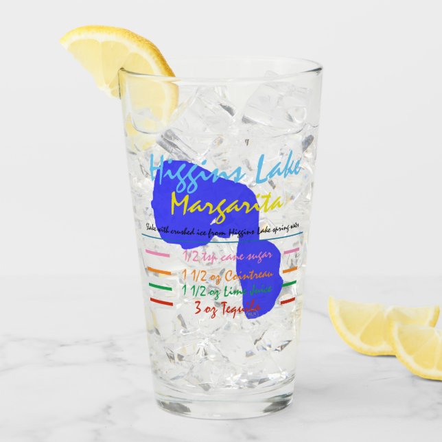 Verre Margarita de lac Higgins (Devant glace)
