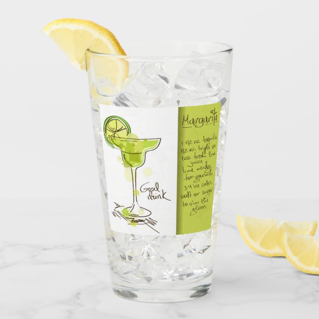 Verre Margarita Recette (Devant glace)