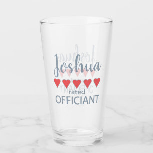 Verre Mariage et mariage 5 Officier du Coeur