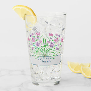 Verre Mariage fleur sauvage Bridesmaid