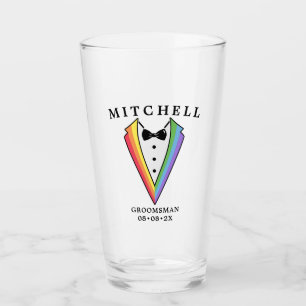 Verre Mariage Tuxedo Gay LGBTQ+ Groomsman