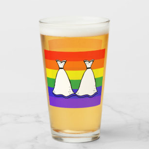 Verre Mariée et mariée